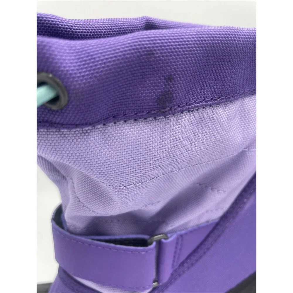 Girls Size 1 Purple Columbia Winter Boots Snow Boots Waterproof